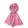 FAHABO Scarf Woman Voile Cotton Scarves with Rhinestone Embellishments | Hijab Scarf | Headscarf | Neck Scarf | Stoles | Wraps Size 71 L x 32 W (Cherry Pink)
