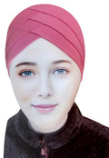 TCP TheClothesPeople Women's Turban Cap Premium Jersey Under Scarf,Bonette Innercap,Headscarves,Hijab (PINK), (Female)