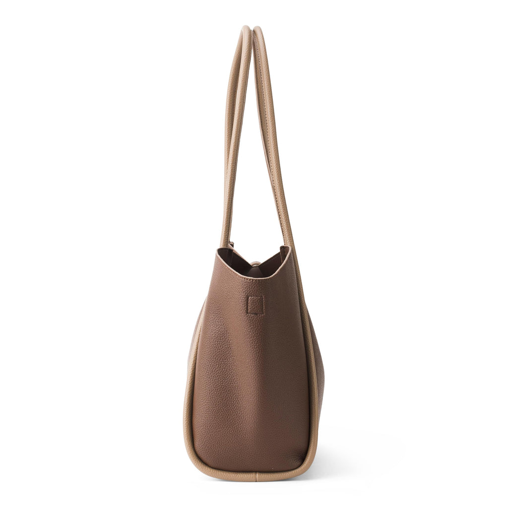 Lino Perros Avril Elegant Everyday Brown Tote bag