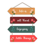 Artvibes Motivational Quotes Decorative Wall Art | Quotes Decor Item | Craft For Everyone | Motivational Wall Decor | Wall Accent | Graphic Art | Gift Items | Office Wall Decoration Items (WH_4404N)