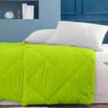 Day Care - Queen Size Comforter for Winter 500 GSM Diamond Stitch Microfiber Comforter (90 x 90 Inches/152cm x 228cm) - Comforter for Queen Size|Parrot Green Kafalo