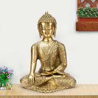 ARTVARKO Brass Buddha Statue Home Decor Vastu Feng Shui Religious Gift Good Luck Idol 12 Inches