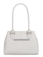 Fostelo Women's Maria Satchel Tote Handbag for Women | Ladies Purse | Stylish Shoulder Bag | Gift For Women | Grey
