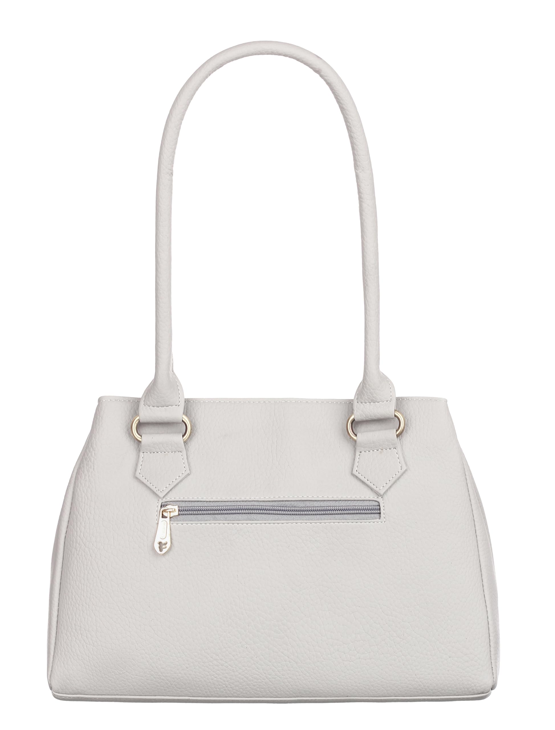 Fostelo Women's Maria Satchel Tote Handbag for Women | Ladies Purse | Stylish Shoulder Bag | Gift For Women | Grey
