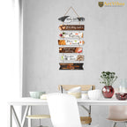 Artvibes Kitchen Rules Printed MDF Wooden Wall Art For Cafe | Kitchen | Restaurants | Quotes Decor Item | Kitchen Quotes Wall Hanging | Wall Poster | Modern Artwork | Art Print | Gift Items (WH_7005N)