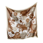 CrossKulture Printed Poly Silken feel Scarf Stole for Women | Stylish, Soft, & Lightweight | Satin Feel Neck, Hair & Head Scarf for Women | Square Silk Stole for Handbag (Colour65)