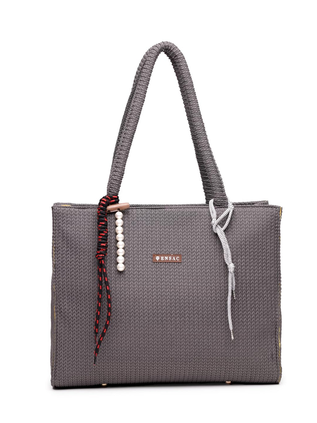 ENSAC Boho Tote Bag for Women & Girls | Large Canvas Shoulder Bag, Stylish Designer Handbag, Ethnic Design, Spacious, Lightweight, Perfect for Office, College & Shopping Use