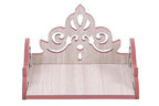 Art and Craft Wooden Beautiful Plywood Mandir Pooja Room Home Decor Office OR Home Temple Wall Hanging Product (White)