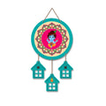 Artvibes Lord Krishna Round Shape MDF Wooden Wall Decor Items | Properity | Spiritual Decor Items | Religious Wall Art | Wall Poster | Artwork| Stylish Modern Decor Item | Gift Items (WH_7210N)