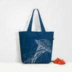 Eco Right Large Canvas Tote Bag for Women, Zipper Handbags for Women Inner Pocket for Shopping, Office & Daily Use (Pack of 2)