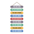 Artvibes Positive Quote Wall Hanging Wooden Art For Living Room | Office | Quotes Decor Item | Wall Illustrations | Office Decor | Wall Art Print | Inspirational quotes | Gift Items (WH_9312N)