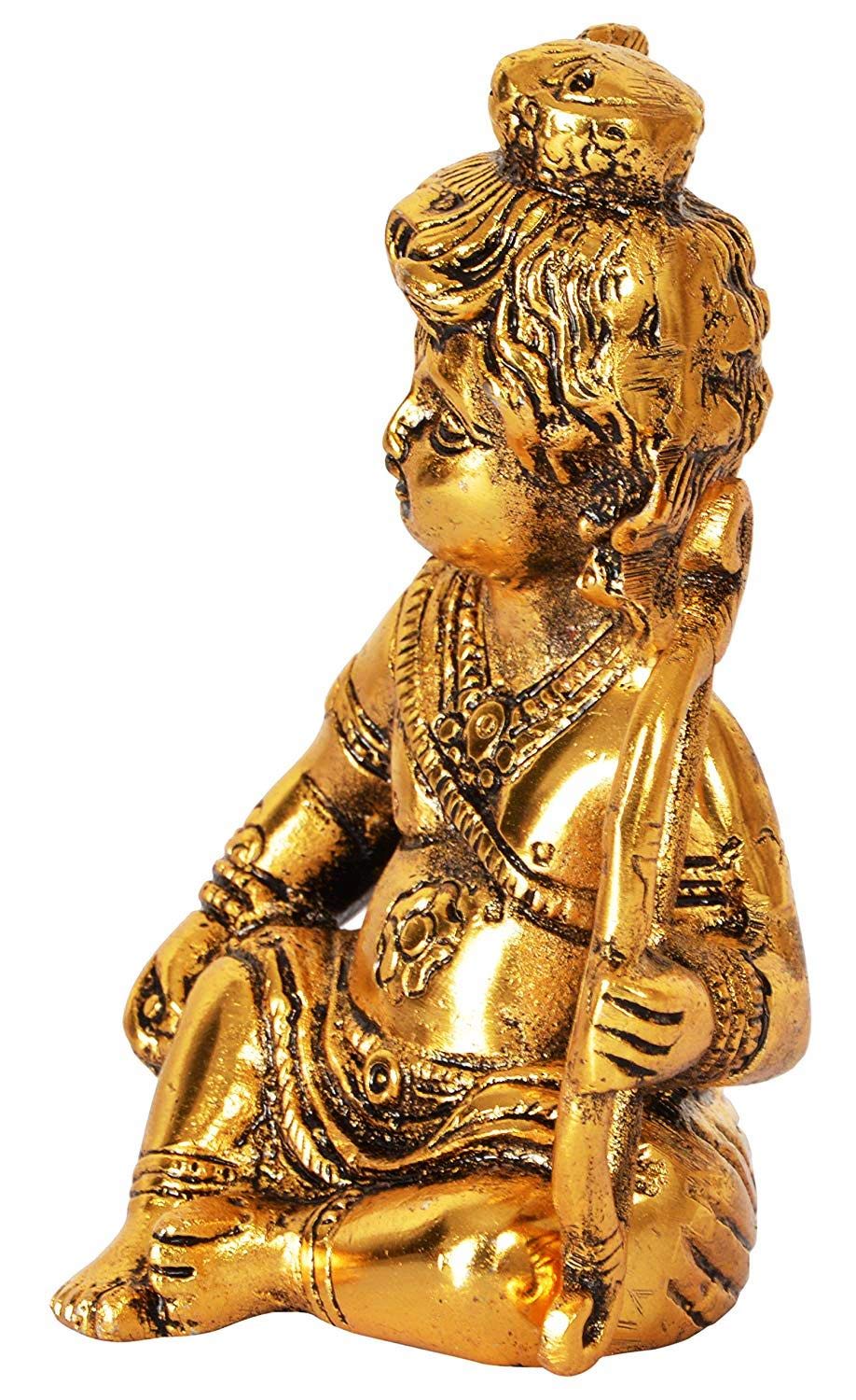 Prince home decor & gifts Lord bal ram ji with dhanush Gold Plated