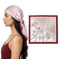 SANNIDHI® Silk Satin Square Scarf Lightweight Neck Hair Accessory