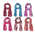 MAGIC Printed Combo Scarfs for Girl's, Ladies and Women Light Weight and Soft Poly Cotton Fabric Scarves (Multicolor,S05-(Pack of 6)