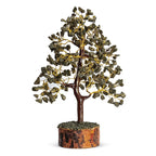 SOLAVA Pyrite Crystal Tree for Money - Money Stone Tree for Wealth, Confidence, Vastu Correction, Positive Energy, Reiki Healing and Good Luck- 300 Beads- 10-12 Inches