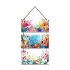 Artvibes Floral Illustration Art Decorative Wall Art MDF Wooden Wall Hanger for Home | Living Room | Office | Wall Art Painting For Hall | Graphic Artwork | Wall Art Print | Unique Gift (WH_9432N)