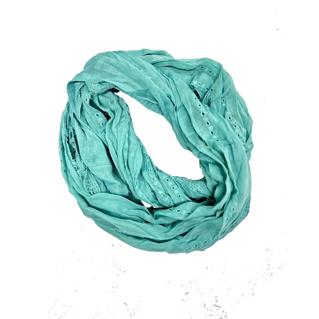 SOIE Women's Stylish Embroidered cotton Scarf/Scarves/Stole For Summers