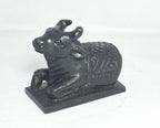 TEJASWI Craft Black Marble Shiva Nandi for Daily Daily Pooja Purpose|Home Temple|car deshboard.