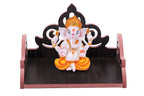 DLEIN Amazing Art and Craft Hindola Temple | Mini Temple for Home and Office (Black)
