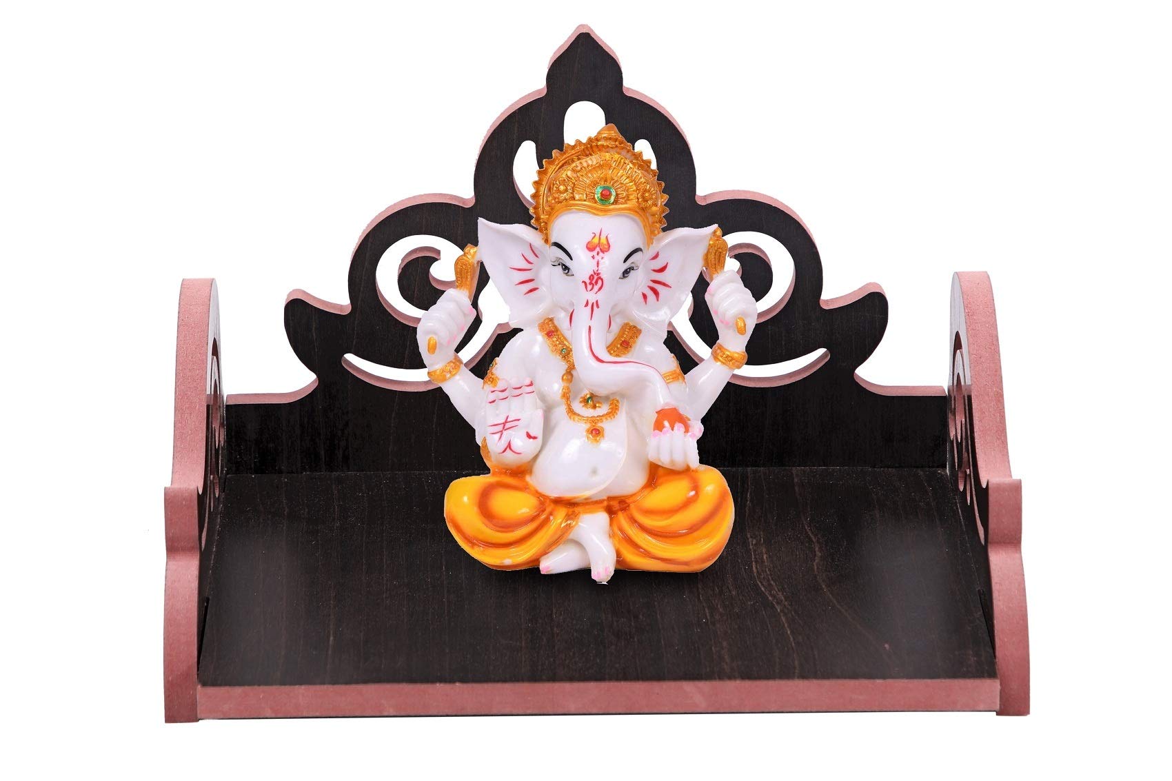 DLEIN Amazing Art and Craft Hindola Temple | Mini Temple for Home and Office (Black)