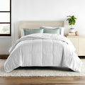 ALISHIBA CASA Hotel Collection 150 GSM All Season Comforter Single Bed AC Blanket/Quilt/Rajai Soft & Breathable Microfiber Lightweight (60 X 90 Inches) - Single Bed Comforter - White Color Kafalo