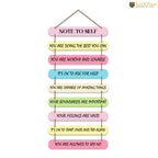 Artvibes Self Motivation Quotes Wooden Wall Hanger | Quotes Decor Item | Motivational Wall Decor | Wall Poster | Graphic Art | Wall Accents | Gift Items | Office Wall Decoration Items (WH_9306N)