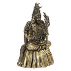 SVARUP Fine Brass Goddess Rajarajeshvari Idols Rajarajeshwari Raj Rajeshvari Tripura Sundari Murti Lalitha Devi Statue Height 10 cm.