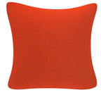 Yellow Weaves Cotton,250 TC Canvas Decorative Cushion Covers, (16 X 16 Inches), 1 Piece, Red
