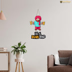 Artvibes Kal Se Daaru Bandh Printed Wooden Wall Hanging for Living Room | Quotes Decor Item | Printed Wall Decoration | Wall Poster | Graphic Print Artwork | Unique Gift | Cafe Decor(WH_5727N)