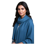 Graziemille Pure Pashmina For Women PETROL BLUE LARGE