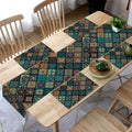 Furnishya Dining Table Mats 4 Pieces with 1 Table Runner - Elegant & Washable Dining Mats with Runner 13X60 inch Kafalo