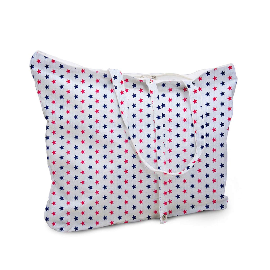 JEH BAGS Cotton Jute Shoulder Bag|Folding Button Bag|Printed Tote Shopping Bags|Market Travel large Bag - 52 x 2 x 45.5 cm