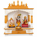 Kamdhenu Art and Craft Wood Home Temple (22 x 11 x 28 inch, Multicolour)