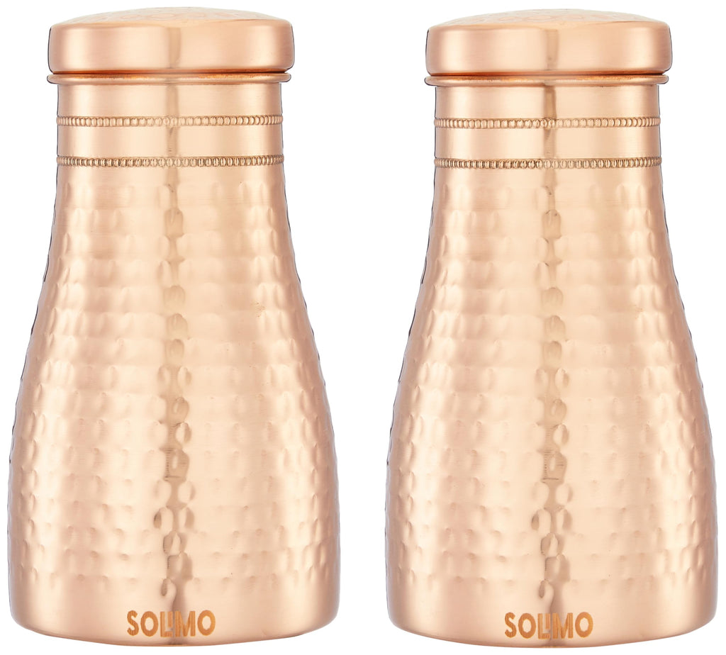 Hammered Finish copper pot set of 2