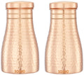 Hammered Finish copper pot set of 2