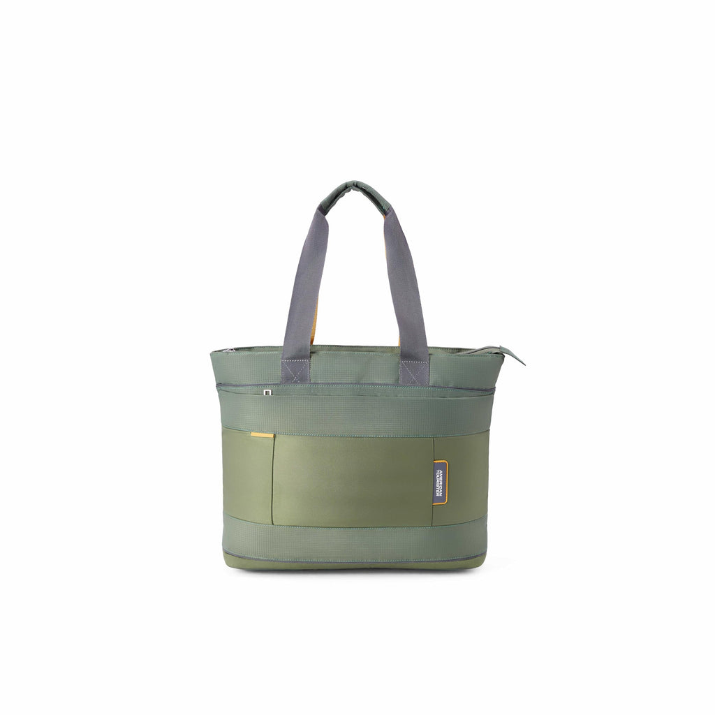 American Tourister Urban Biz Womenâ€™s Office Tote Bag | 14 Inch Laptop Compartment | Smart Sleeve | Office & Work Tote |Green