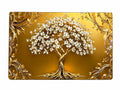 HighMark Gifts Golden Tree Bubble Crystal Wall Painting 24 x 36 Inches | Premium Decorative Scenery Wall Art | Waterproof & Easy to Clean | Luxury Wall Decor for Living Room, Bedroom, Office & Hotel
