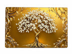 HighMark Gifts Golden Tree Bubble Crystal Wall Painting 24 x 36 Inches | Premium Decorative Scenery Wall Art | Waterproof & Easy to Clean | Luxury Wall Decor for Living Room, Bedroom, Office & Hotel