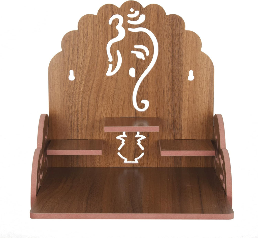 VINAYAK Home and Decor Wooden Home Temple,Versatile Wood Pooja Ghar, Blending Elegance with Functionality 160