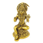 ARTVARKO Brass Lord Hanuman Statue Bajrang Bali Temple Murti Showpiece Pooja Gift Item 8 Inches