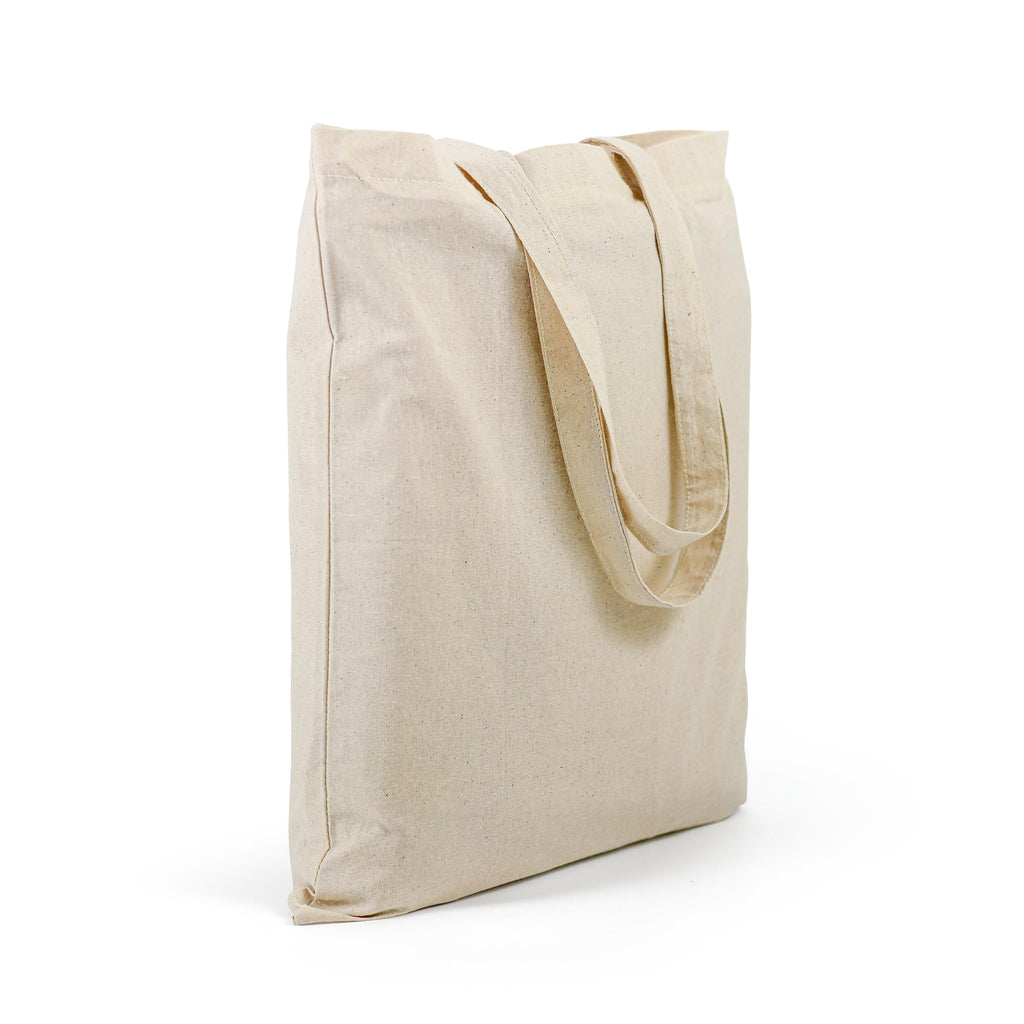 Cotton Tote Bag for Women with Zipper, Plain Canvas Tote Bag for Painting & DIY, Reusable Eco-Friendly Bag for Shopping, School & Gym – 1 Pc