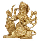 ARTVARKO Brass Durga Ma Murti Sherawali MATA Ambe Maa Idol Statue God Statue MATA Rani Puja Vastu Showpiece Pooja Gift