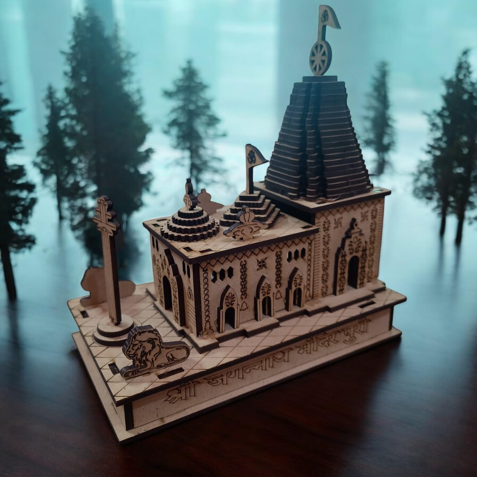 ANI DIVINE Jagannath Puri Temple Model | Handcrafted Designed Replica Famous Puri Temple