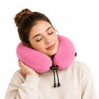 Gift for You Personalized Neck Pillow Eye Mask Combo Airplane Travel Pillow with Comfortable Velvet Sleeping Eyemask Head Rest Pillow (Black Neck Pillow with Eye Mask)