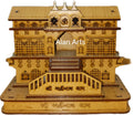 Badrinath 3D Wood Temple Model for Home/Office/Shop and Home Decoration !!
