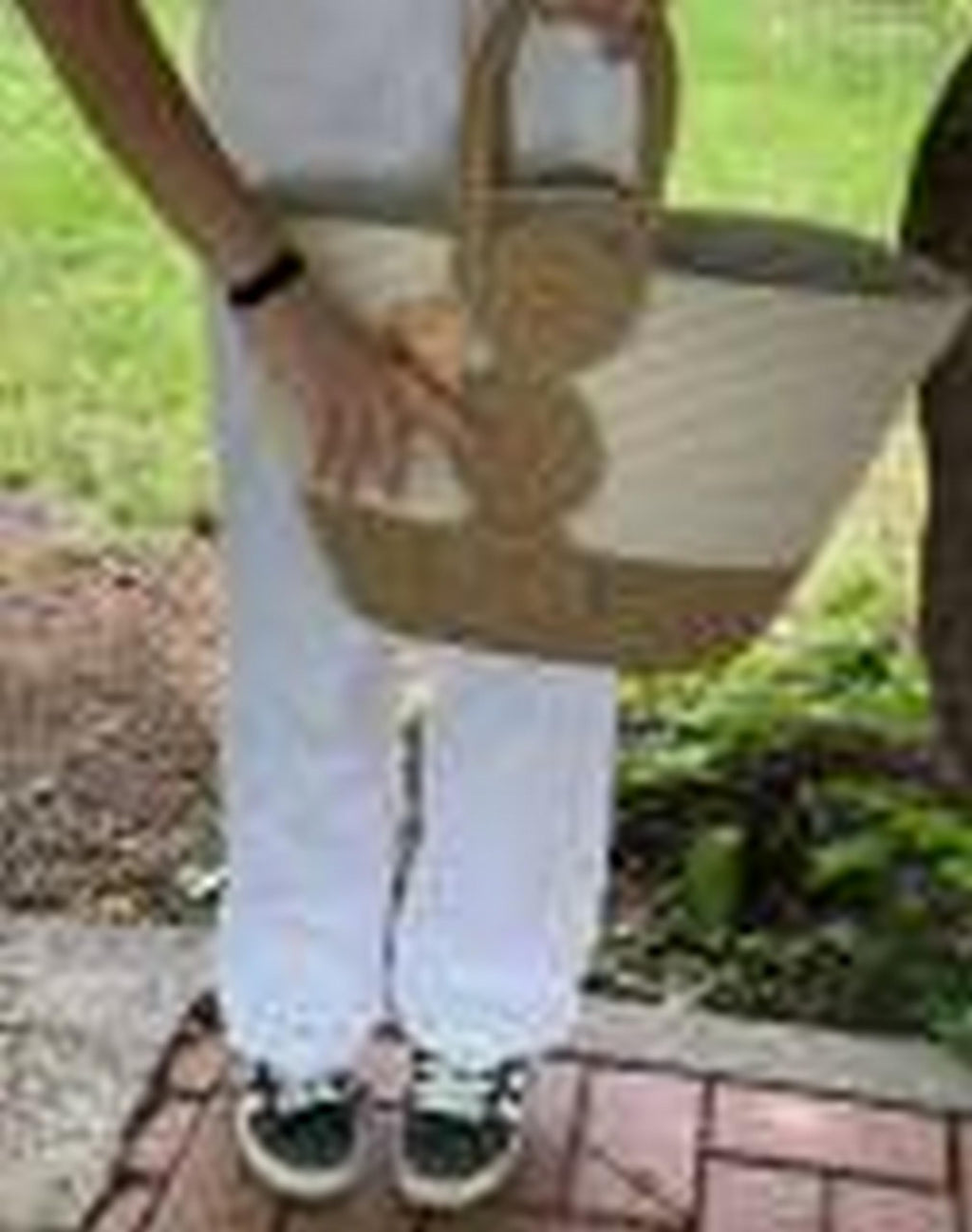 DYARCHY Women's Stylish Cotton Tote Handbag for Office, College, Travel, Vacations & Shopping (Beige-White)