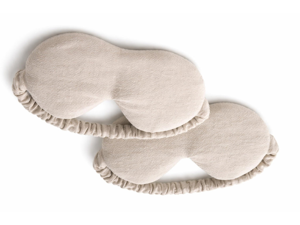 Amfs Store Velvet Neck Pillow with Eye Mask & Ear Buds, 3 in 1 Combo Pack (Multicolored) Pack of 1