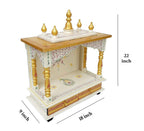 Kamdhenu Art and Craft Wooden Temple/Home Temple/Pooja Mandir/Pooja Mandap/Temple (8)