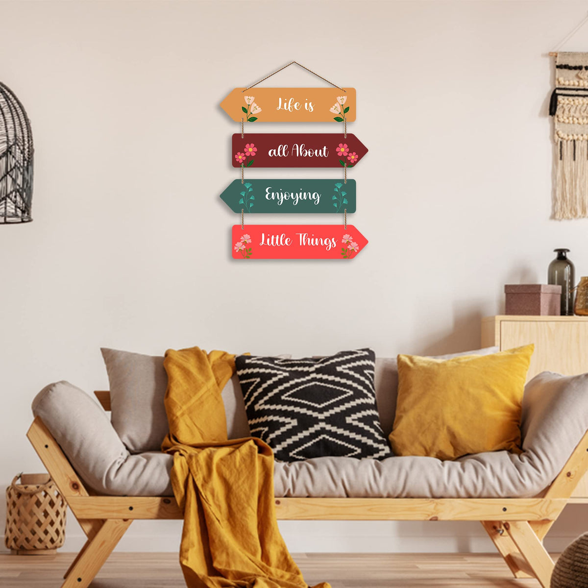 Artvibes Motivational Quotes Decorative Wall Art | Quotes Decor Item | Craft For Everyone | Motivational Wall Decor | Wall Accent | Graphic Art | Gift Items | Office Wall Decoration Items (WH_4404N)