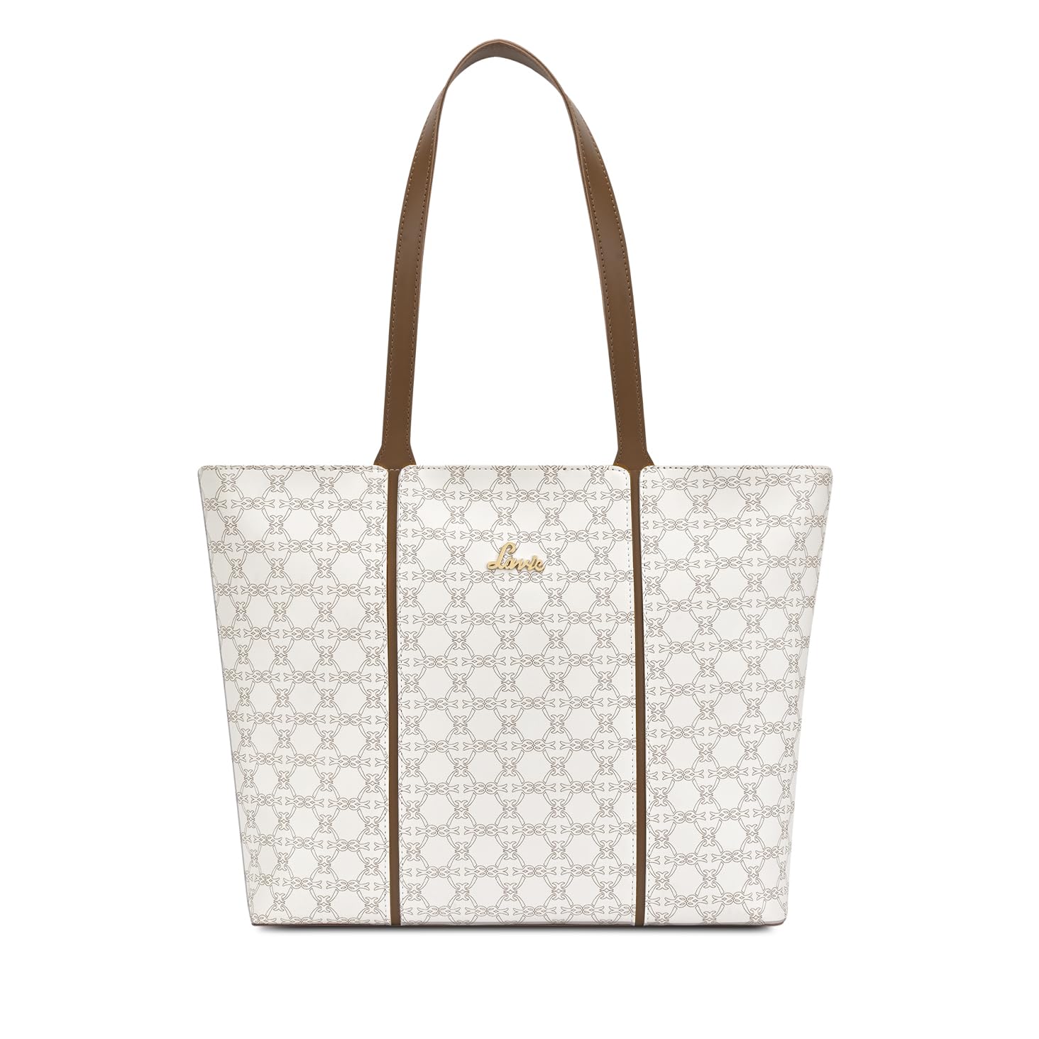 Lavie Women's Mono Neghan Monogram Print Tote Bag for Women | Tote Bag for Work | Ladies purse | Stylish Shoulder Bag | Gift for Women